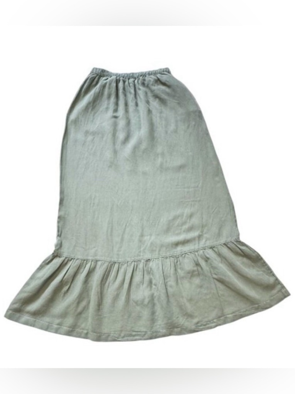 Calypso St. Barth Lightweight Ruffle-Hem maxi skirt